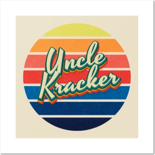 Circle Retro Vintage Uncle Kracker Posters and Art